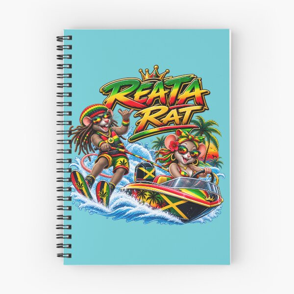 Item preview, Reata Rat Reggae Waterskiing & Speedboat - Rasta Island Vibes designed and sold by digitalbob60.