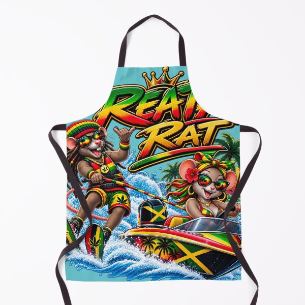 Item preview, Reata Rat Reggae Waterskiing & Speedboat - Rasta Island Vibes designed and sold by digitalbob60.