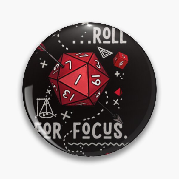 Item preview, Roll for focus ADHD&D Roll Gamer designed and sold by valery-kenz.
