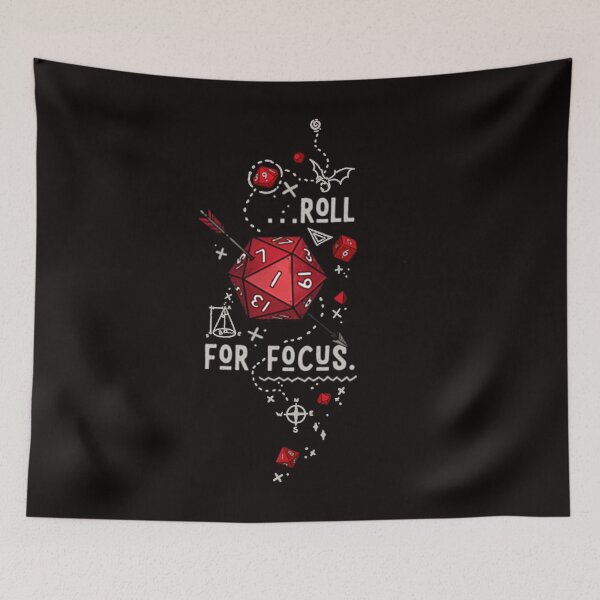 Item preview, Roll for focus ADHD&D Roll Gamer designed and sold by valery-kenz.
