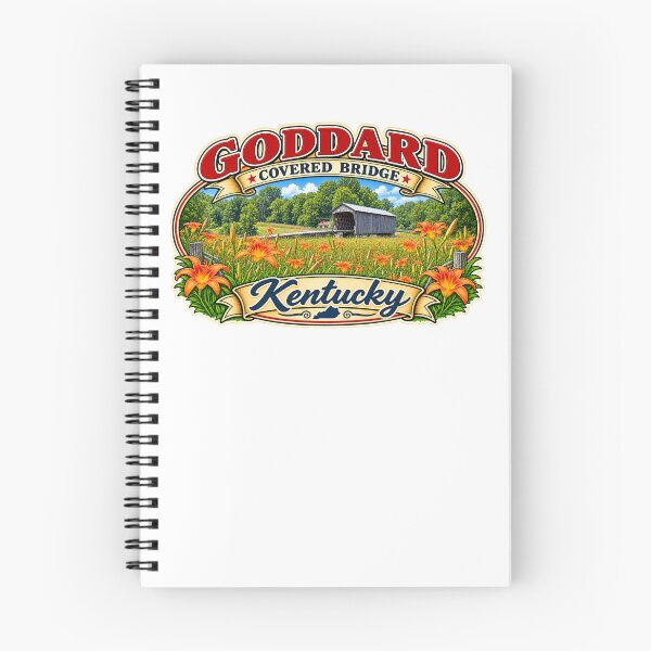 Item preview, Goddard Covered Bridge sticker designed and sold by gotucoveredart.
