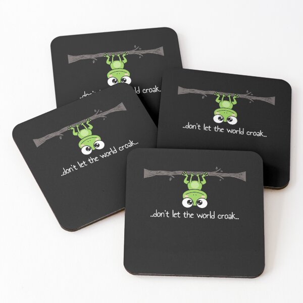 Item preview, ..don't let the world croak • climate change frog  designed and sold by Applecrunch.