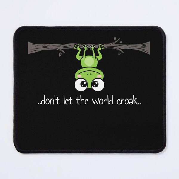 Item preview, ..don't let the world croak • climate change frog designed and sold by Applecrunch.