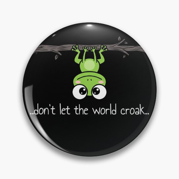 Item preview, ..don't let the world croak • climate change frog  designed and sold by Applecrunch.