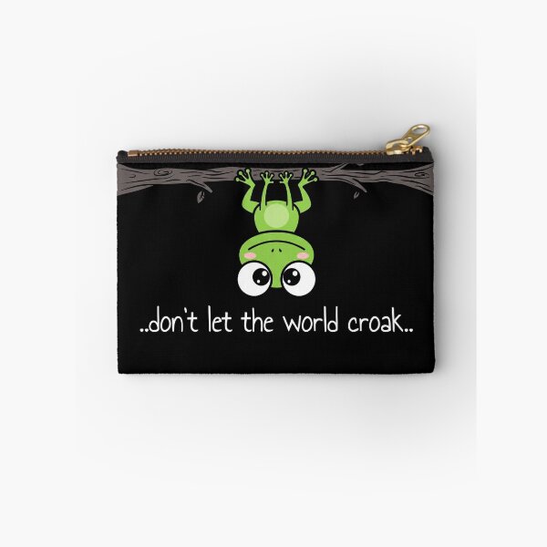 Item preview, ..don't let the world croak • climate change frog  designed and sold by Applecrunch.