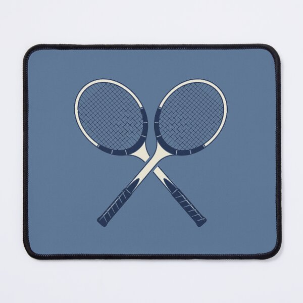 Item preview, Classic Crossed Tennis Rackets Navy Cream Minimalist Sport Art designed and sold by KiwiRider.