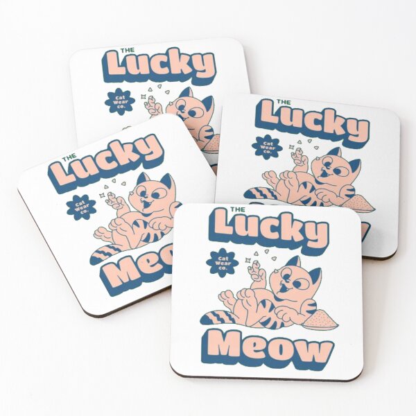 Item preview, The Lucky Meow - Retro Vintage Cat designed and sold by GenZFashion000.