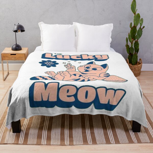 Item preview, The Lucky Meow - Retro Vintage Cat designed and sold by GenZFashion000.