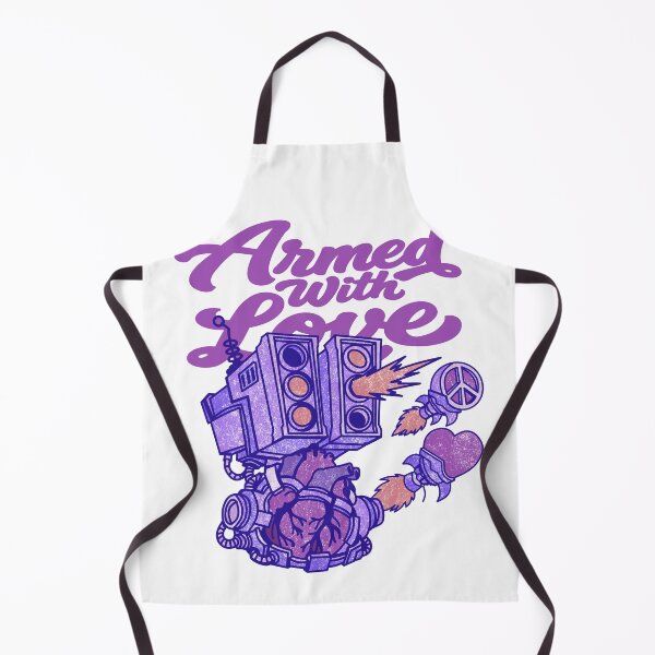 Item preview, Armed With Love Cybernetic Heart Rocket Launcher Peace Sign designed and sold by ExclusiveThink.