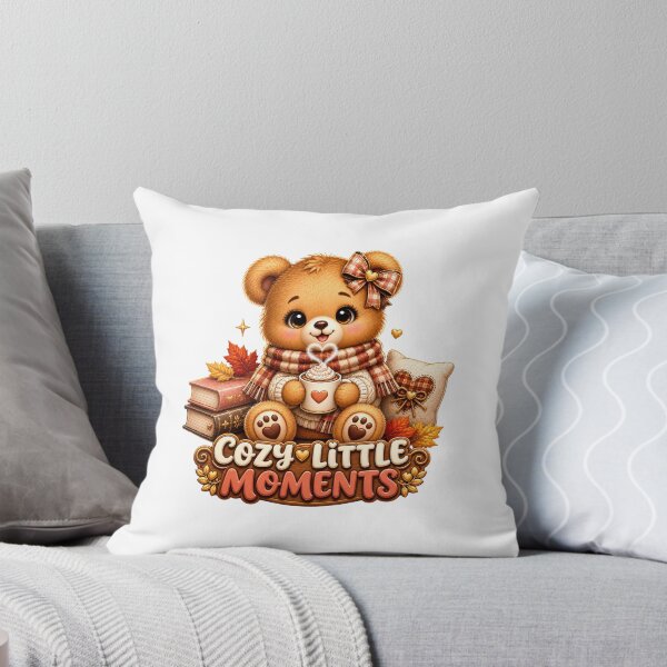 Item preview, Cozy Little Moments Cute Bear – Warm Autumn Book Lover Aesthetic designed and sold by HO•Designs.