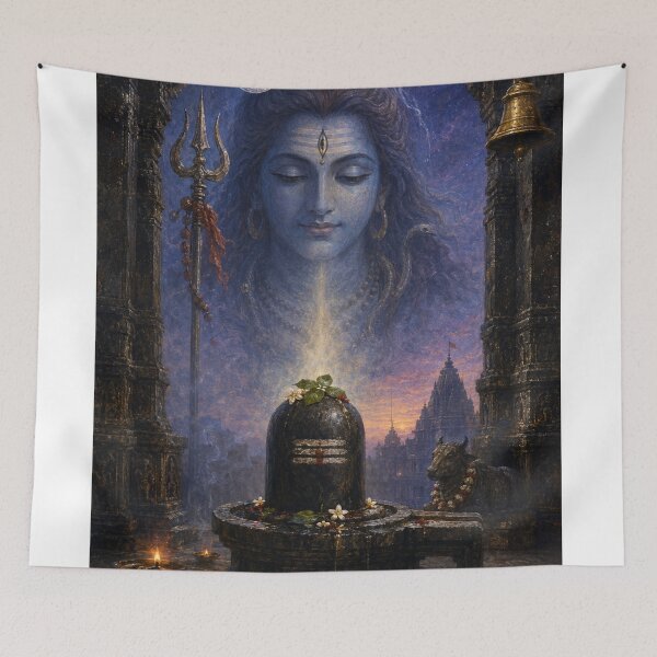 Item preview, 12 Jyotirlingas Series Mahakaleshwar Jyotirlinga Mahadev – Ujjain Devotional Art designed and sold by Homyar.