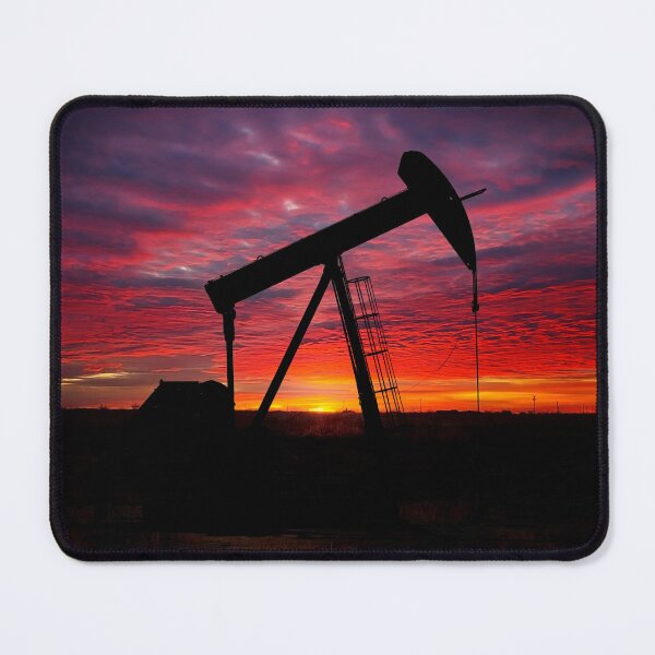 Item preview, Texas Pumpjack at Sunrise designed and sold by River Oak Media.