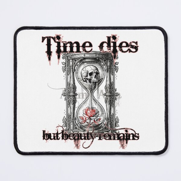 Item preview, Beauty endures: Gothic engraving of an hourglass designed and sold by Anima Atra.