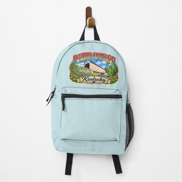 Item preview, Hillsboro-Grange City Covered Bridge sticker designed and sold by gotucoveredart.