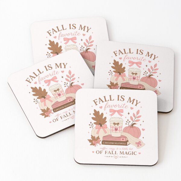 Item preview, Fall Is My Favorite Coffee Cozy & A Little Bit Of Fall Magic designed and sold by MiaBellaGirl.