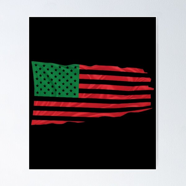 Item preview, Pan African American Flag Red Black And Green Unit designed and sold by Goodpiece.