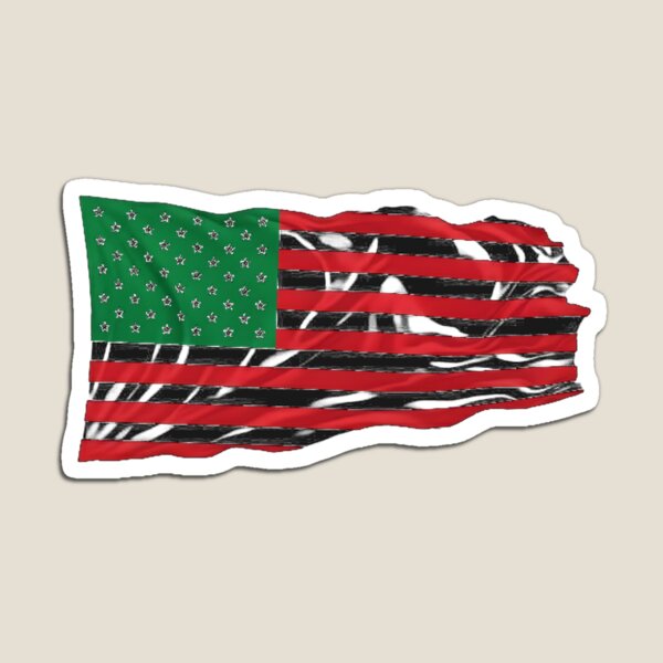 Item preview, Pan African American Flag Red Black And Green Unit designed and sold by Goodpiece.