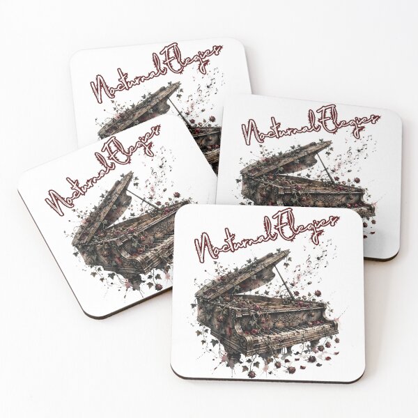 Item preview, Night Elegies - Gothic Watercolor for Piano designed and sold by Anima Atra.
