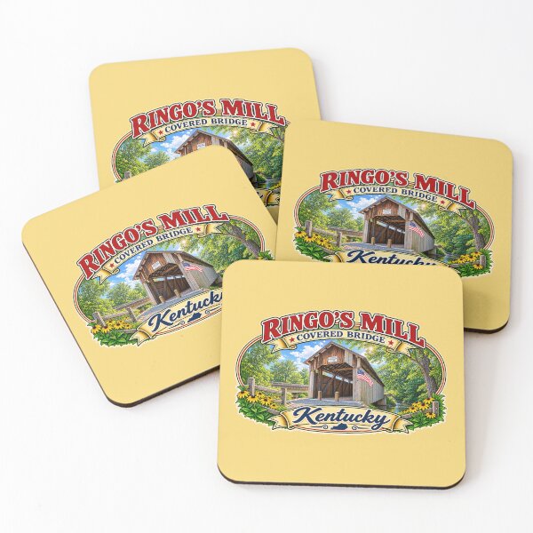 Item preview, Ringo's Mill Covered Bridge sticker designed and sold by gotucoveredart.