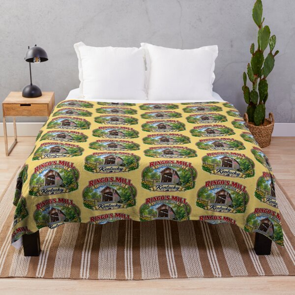 Item preview, Ringo's Mill Covered Bridge sticker designed and sold by gotucoveredart.