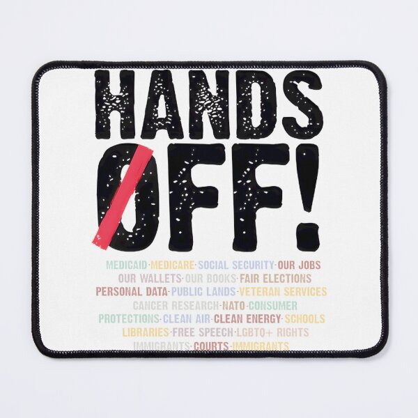 Item preview, Hands Off Our Rights & Freedoms ⭐⭐⭐⭐⭐ designed and sold by latenitedraw.