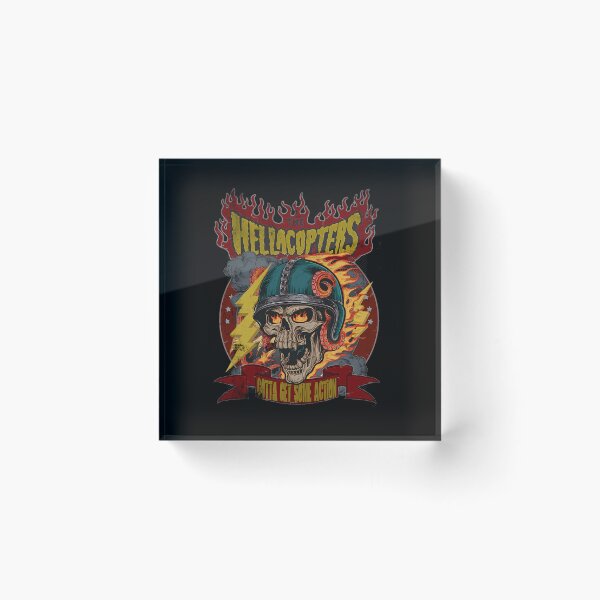 Item preview, Flaming Skull Wearing Helmet With Octopus Tentacles designed and sold by Pintergallery.