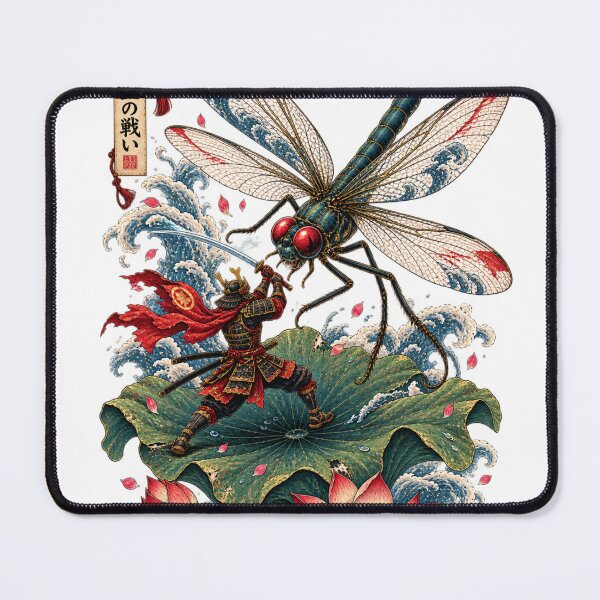 Item preview, The Battle Over the Lotus | Japanese Ukiyo-e Samurai Art designed and sold by Substance_life.