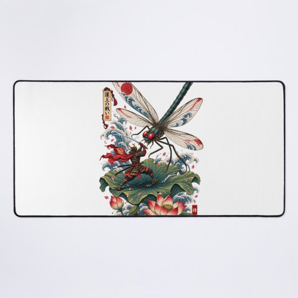 Item preview, The Battle Over the Lotus | Japanese Ukiyo-e Samurai Art designed and sold by Substance_life.