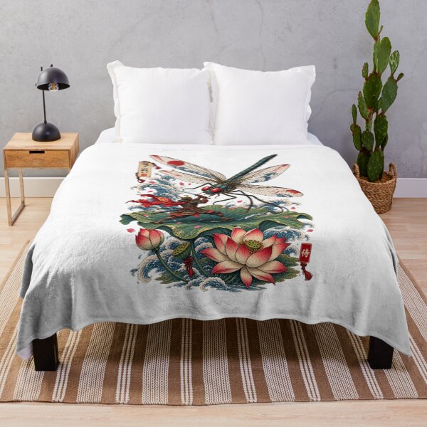 Item preview, The Battle Over the Lotus | Japanese Ukiyo-e Samurai Art designed and sold by Substance_life.