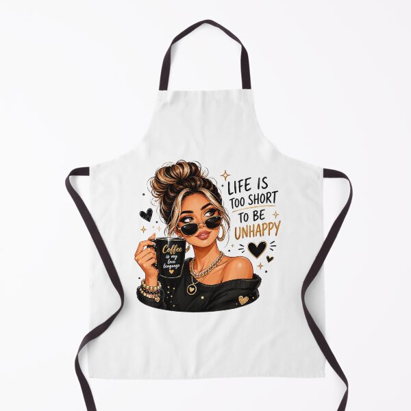 Item preview, Life is too short to be unhappy designed and sold by Blue-Fall.