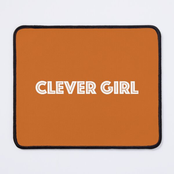 Item preview, Clever Girl White Text designed and sold by Jones Base Co..