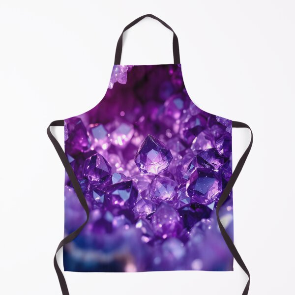 Item preview, Glowing Purple Amethyst Crystal Geode | Mystical Gemstone Fantasy designed and sold by DreamyWallVibes.