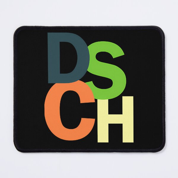 Item preview, Large Block Letters DSCH designed and sold by Pintergallery.