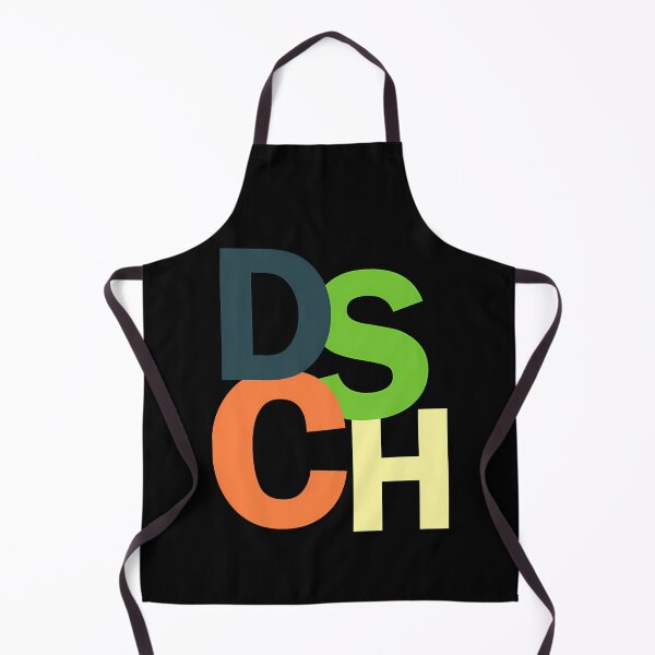 Item preview, Large Block Letters DSCH designed and sold by Pintergallery.
