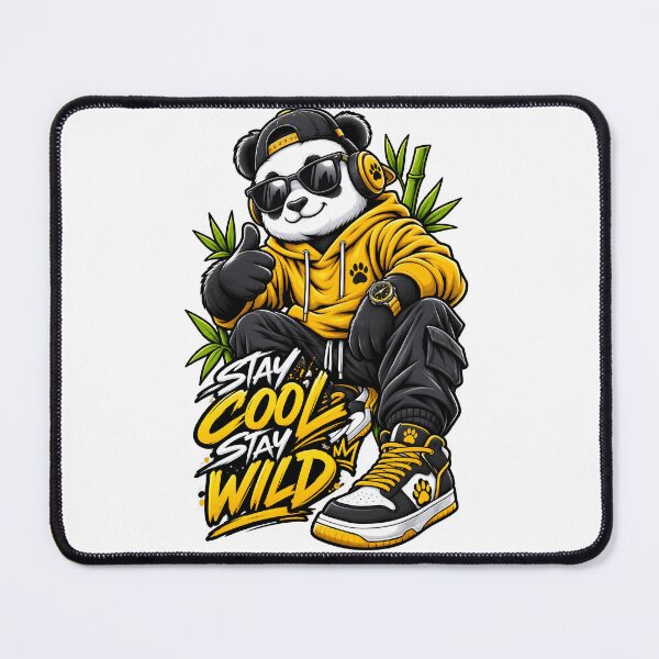 Item preview, Panda - Stay Cool Stay Wild designed and sold by Ahsacom.