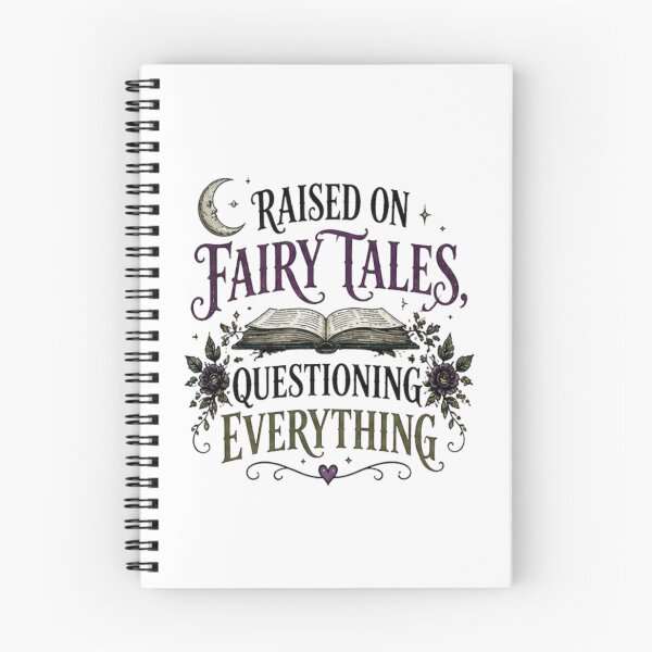 Item preview, Raised on Fairy Tales, Questioning Everything – Gothic Folklore designed and sold by Edenglow Prints & Peculiars.