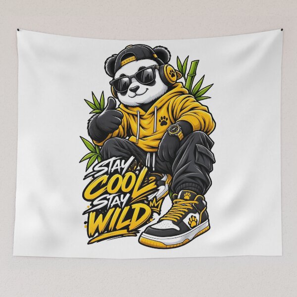 Item preview, Panda - Stay Cool Stay Wild designed and sold by Ahsacom.