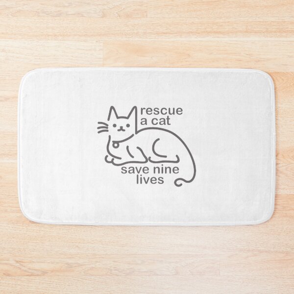 Item preview, Rescue A Cat Save Nine Lives ⭐⭐⭐⭐⭐ designed and sold by latenitedraw.