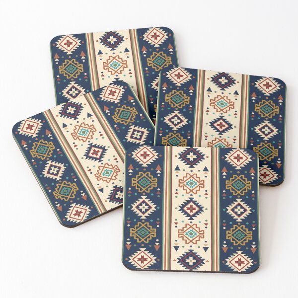 Item preview, Earthy Boho Geometric Tribal Stripe Pattern designed and sold by arteresting-art.