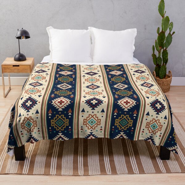 Item preview, Earthy Boho Geometric Tribal Stripe Pattern designed and sold by arteresting-art.