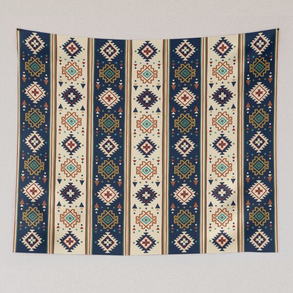 Item preview, Earthy Boho Geometric Tribal Stripe Pattern designed and sold by arteresting-art.
