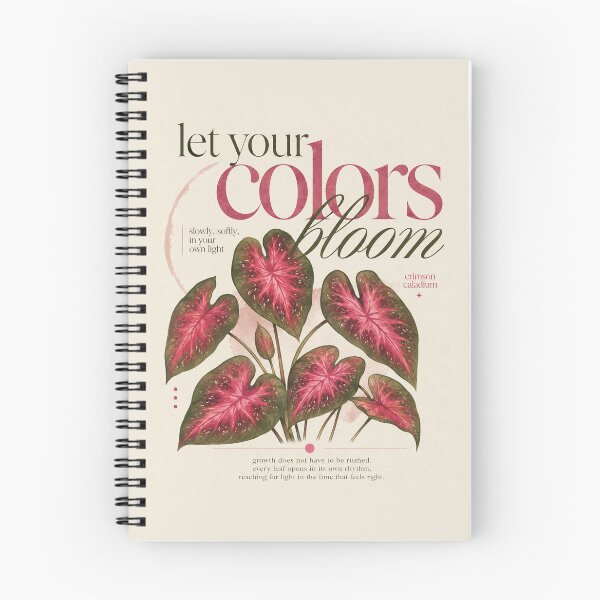 Item preview, Let Your Colors Bloom Crimson Caladium Poster designed and sold by fawnette!.