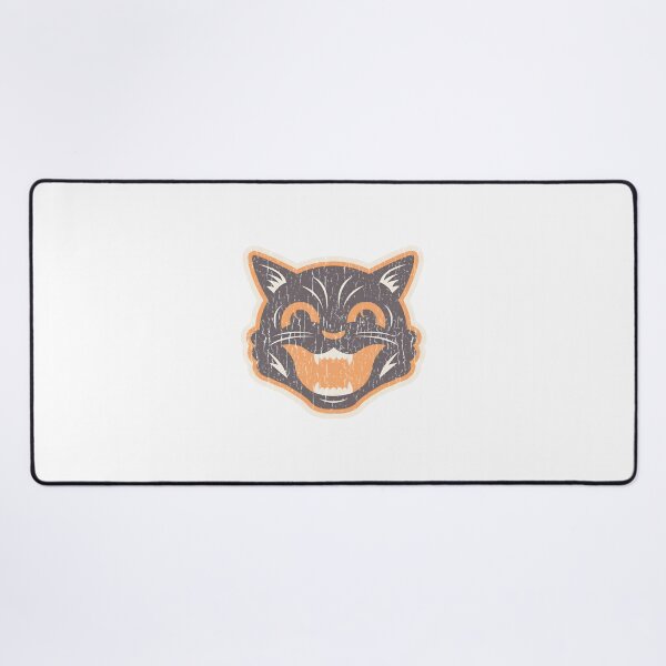 Item preview, Vintage Halloween Black Cat Grinning Retro Spooky Feline ⭐⭐⭐⭐⭐ designed and sold by latenitedraw.