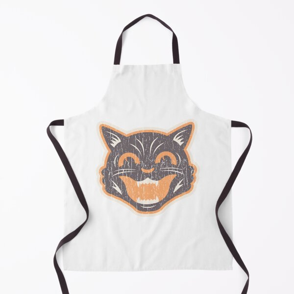Item preview, Vintage Halloween Black Cat Grinning Retro Spooky Feline ⭐⭐⭐⭐⭐ designed and sold by latenitedraw.
