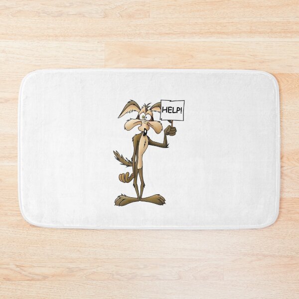 Item preview, Looney Tunes Wile E Coyote Holding Help Sign designed and sold by sauruscreated.