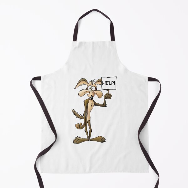 Item preview, Looney Tunes Wile E Coyote Holding Help Sign designed and sold by sauruscreated.