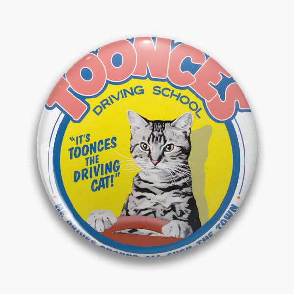 Item preview, Toonces Driving School Cat Retro Comedy ⭐⭐⭐⭐⭐ designed and sold by latenitedraw.