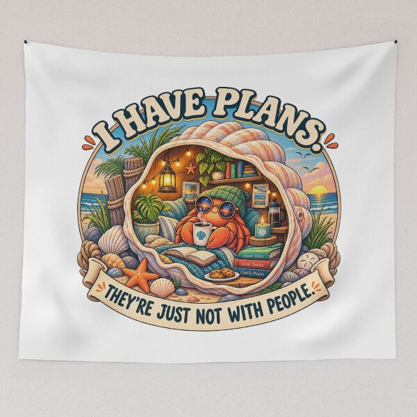 Item preview, I Have Plans. They’re Just Not With People. designed and sold by Spectrum House Designs.
