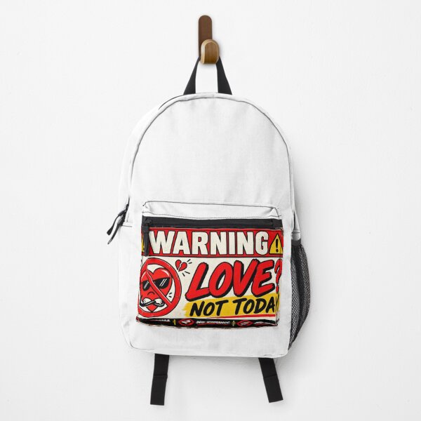 Item preview, Love? Not Today Warning Sign – Funny Anti Love Vintage Design designed and sold by Sitred123.