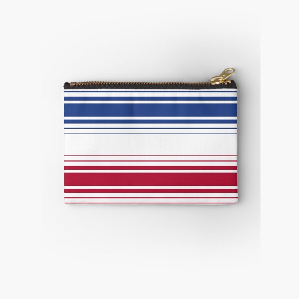 Item preview, Stripes blue and red horizontal on white designed and sold by fuzzyfox.